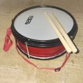 10/ 12 inch Snare Drum Side drum with Drum Stick Pair, Belt 10'' 12'' Snare Drum with Drumsticks and strap Head Drumstick Shoulder Strap Drum Mousse Student Band Key for Percussion Instrument Kids Drum. 