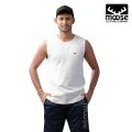 Moose Men’s Tank Top - Snow White. 