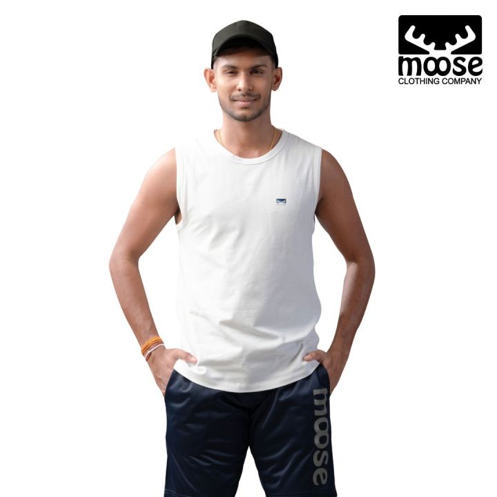 Moose Men’s Tank Top - Snow White