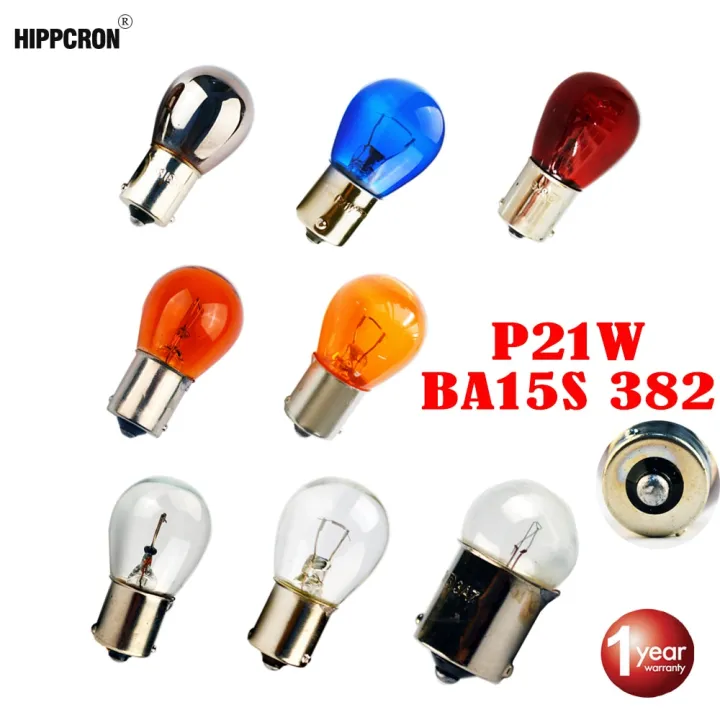 %E3%80%9012V%20Hippcron%20Bulb%20BA15s%2012V/24V%2021W%202%20Pcs%20Blue/Clear/Silver/Chrome/Amber/Red%20Color%20Auto%20Stop%20Car%20Brake%20Lamp%20-%20Image%202