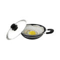 Nonstick Hopper Pan With Stainless Steel Lid. 