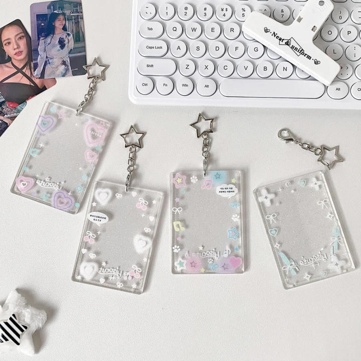 Korea Ins Card Trendy Photo Style For 3inch Acrylic for Car Case Id D Holder