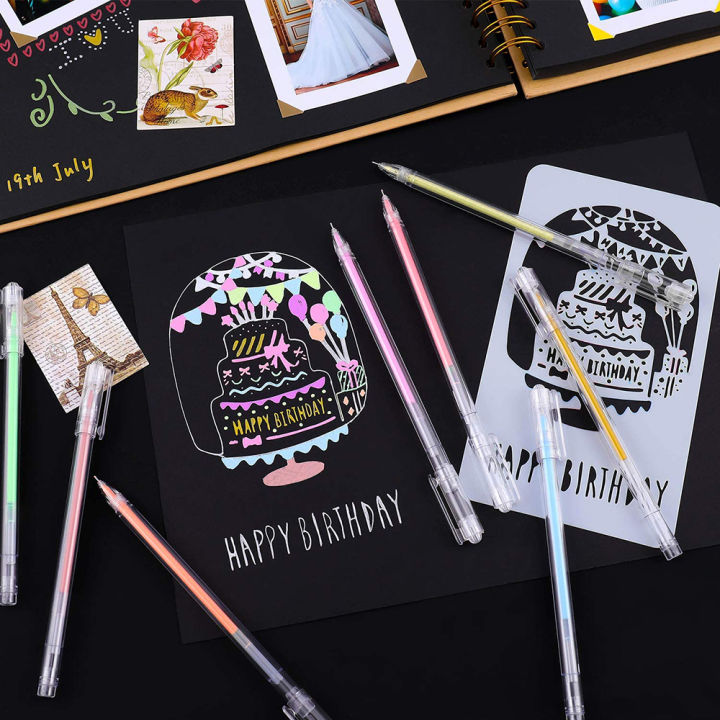 Highlight%20Color%20Pen%200.5%20mm%20Extra%20Fine%20Point%20Pens%20Gel%20Ink%20Pens%20for%20Drawing%20Sketching%20Illustration%20Adult%20Coloring%20Journaling%20Set%20of%2012%20-%20Image%206