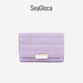 SeaGloca New Simple Korean Version Fashion Short Trifold Wallet for Woman. 