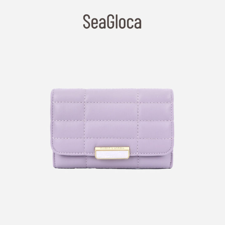 SeaGloca%20New%20Simple%20Korean%20Version%20Fashion%20Short%20Trifold%20Wallet%20for%20Woman%20-%20Image%202
