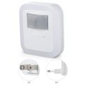 Zzitaill 0.8W/2.4W LED night lamp plug-in wall light sound sensing/human body sensing light dimming lamp for hallway bedroom stairs. 