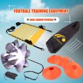 Football Speed Agility Ladder Soccer Training Kit with Resistance Parachute Bags for Easy Safety Exercise Accessories. 