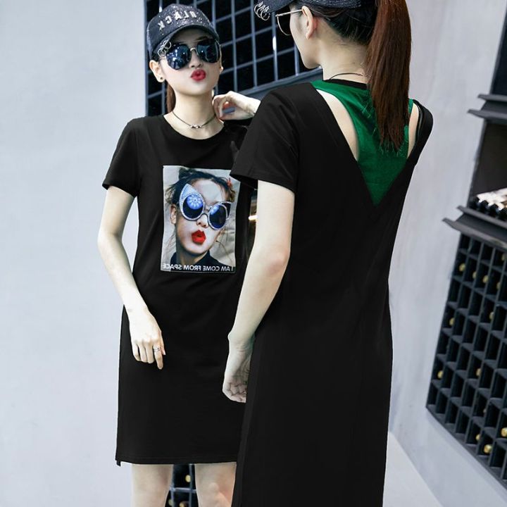 Green Casual Dress Women's Summer 2024 New Age-Reducing European