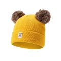 Adorable Knitted Baby Hat with Pompon for Boys and Girls. 