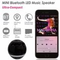 A18 Ball Speaker with LED Light Portable Mini Speaker Mobile Music MP3 Subwoofer Support TF (Blue) BLUE. 