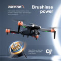 SG101MAX Brushless Motor Drone 4K HD Dual Camera Foldable 4WD 360° Infrared Obstacle Avoidance Optical Flow Drone. 