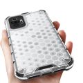 Vantime for Xiaomi Redmi Note 10 Pro Case Honeycomb Transparent Back Anti fingerprint Cover. 