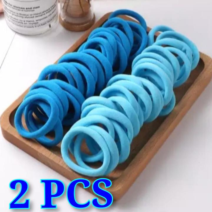 Girls solid color big rubber band ponytail holder gum headwear elastic hair bands korean girl hair accessories ornaments