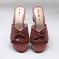 Ladies New Style Heeled Sandals | Imandi Enterprises | Women's Pink Color Shoes. 