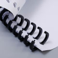 1/5/10pcs 30 Holes Loose-leaf Plastic Binding Ring Spring Spiral Rings Binder Strip For A4 Paper Notebook Stationery Office Supplies. 