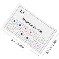 12pcs/Card Lip Studs Set Magnetic Cartilage Studs Ring Jewelry Non Piercing Fashion Rhinestone Nose Sticker. 