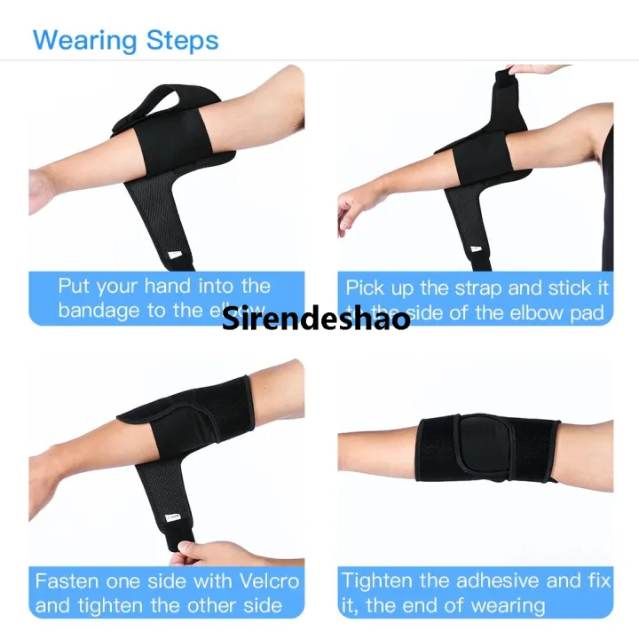 Sirendeshao%201PC%20Sports%20Neoprene%20Compression%20Sleeve%20Elbow%20Brace%20Wrap%20For%20Tendonitis%20Bursitis%20Arm%20Support%20Epicondylitis%20Elbow%20Protector%20Portable%20-%20Image%205