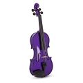 Lark Violin - Purple Colour 4/4 Full Size Basswood Acoustic Violin Fiddle Kits with Case & Bow & Rosin. 