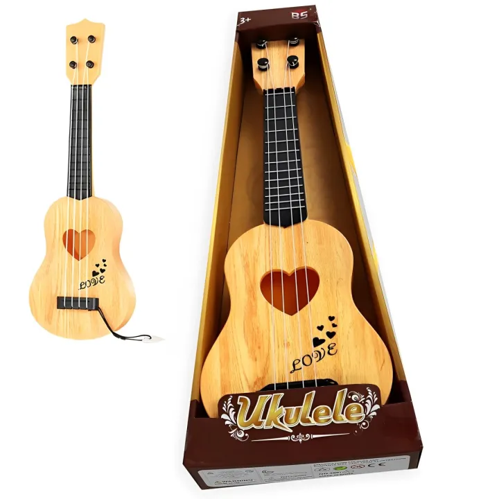 Guitar Toy For Children High Quality Guitar With 4 Strings With Adjustable Tuning Knob Children Toys Family Fun