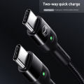 Mcdodo For Huawei Xiaomi Samsung PD Fast Charging Cable PD 60W coil Cable Quick charger cable. 