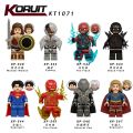 【Low price】Compatible with Lego DC Justice League The Flash Superman Wonder Woman General Zod Cyborg Assembled Building Blocks Minifigures. 