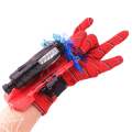 Spiderman Gloves Web Shooter for Kids Plastic Cosplay Glove Hero Launcher Wrist Toy Set. 