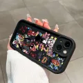 Jizetin for Xiaomi redmi 11t + pro 4g note 12 turbo 5g silicone soft square shape sketchy mouthpiece gwen spider-man fully wrapped anti-shock tire camera protection. 