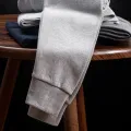 Middle-Aged and Elderly Long Johns Men's Cotton Warm-Keeping Pants Loose-Fitting Underwear Panties Cotton plus Size Cotton Knitted Trousers Compression Pants Winter. 