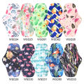Bamboo Cloth Sanitary Napkin Reusable Washable Menstrual Pads Women Hygiene Sanitary Towel Pads Postpartum Nursing Pads with Bag. 