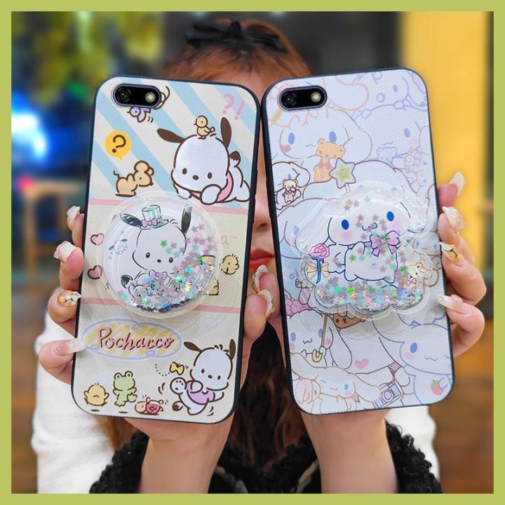Back%20Cover%20Kickstand%20Phone%20Case%20For%20Huawei%20Y5%202018/Honor%207s/8%20Lite%20Glitter%20Skin%20feel%20silicone%20Simplicity%20Cartoon%20TPU%20-%20Image%207