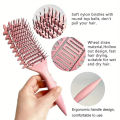 【HOT】 Curl Define Styling Brush Hollow Out Detangling Brush Tangled Wet Curly Hair Comb Shaping Curls Barber Hairdressing Tools. 