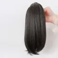 JM Wig Ponytail Women's Micro Curled Inner Buckle Short Hair Clip Ponytail Braid Simulation Hair Strap High Ponytail Wig Braid. 