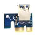 USB 3.0 PCI-E 1X to 16X Extension Cable Mining PCI-E Extended Line Card Adapter. 