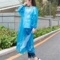 Raincoat Rain Pants Suit Men Waterproof Systemic Split Outdoor Transparent Thin. 