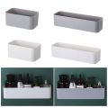 Sticky Container Air Conditioner Storage Box Stand Rack Adhesive Hanger Wall Mounted Organizer Cosmetic Storage Box Remote Control Holder Fixed On Wall. 
