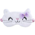 Cute Cat Soft Sleeping Eye Cover Mask Animal Plush Fabric Blindfold Relax Girls Lady For Home Traveling Eye Care. 