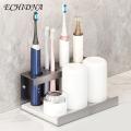 Electric Toothbrush Rack Waterproof Wall Mounted Electric Toothbrush Holder Strong Adhesive Stand for Bathroom Easy Installation Ideal for Toothbrush Shelf. 