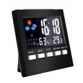 LCD Digital Hygrometer Thermometer Temperature Humidity Meter Room Indoor Clock. 