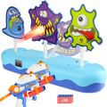 Monster Electronic Shooting Target Game Toy Set with 2 Guns & 30 Soft Bullets  Compatible with Nerf Guns. 