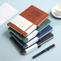 Simple Journal Notebook PU Leather Solid Color A5 Pocket Notepad Soft Cover with Elastic Strap Office Record Book. 