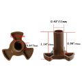 2X Microwave Turntable Coupler,Microwave Oven Roller Guide Support, Microwave Oven Rotary Core Coupling Replacement. 