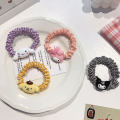 Cute Cartoon Animals Hair Band Soft Elastic Rubber Band Ponytail Girl Hair Hoop Rope Hair Accessories. 