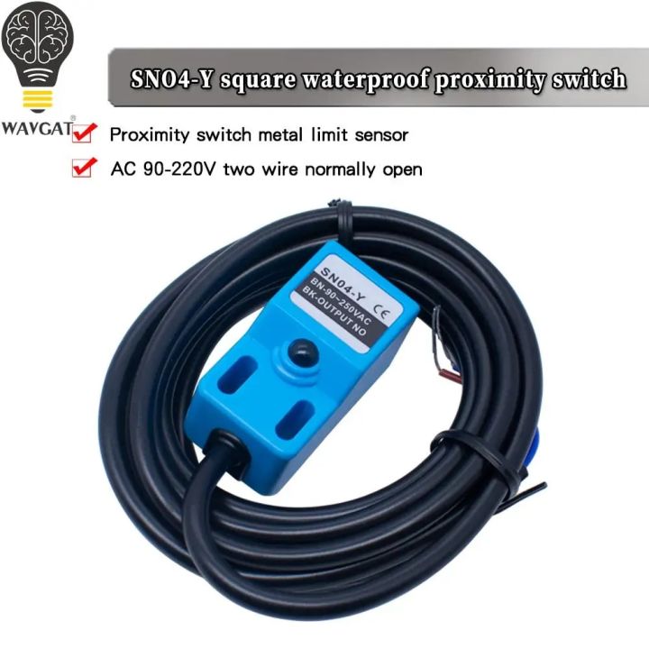 Square inductive proximity switch Metal sensing limit sensor SN04-Y DC ...