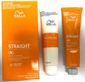 Wella Professionals wnsc Creatine Straight (N) for Normal to Resistant Hair Straightening Cream and Neutralizer Single Application Kit 200 ml. 