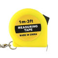 Mini Small Tape Measure 1 M Small Steel Tape Creative Box Ruler Keychain Pull Ruler Metric Measure Three-Way Height Ruler Tool. 