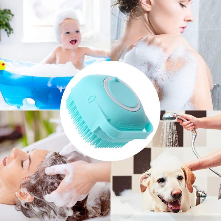 Silicone%20Shower%20Brush%20with%20Soap%20Dispenser,Ultra%20Soft%20Exfoliating%20Silicone%20Body%20Scrubber%20Bath%20Brush%20for%20Skin%20Exfoliation%20-%20Image%204