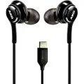 USB C Headphones for Samsung Galaxy S22 Ultra S21 FE S20 Z Flip 3 Fold 2 A53 USB C Earphones with Mic in-Ear Wired Earphones. 