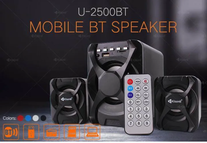 Kisonli%20U-2500BT%20Multimedia%20Speaker%20With%20Stereo%20Sound%20System%20Usb%20Sd%20Fm%20MP3%20Remote%20Control%20-%20Image%202