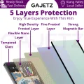 【 Japan Material 】iPad Magnetic PaperLike Removable Screen Protector Compatible With iPad 10th Generation iPad Air 5 iPad Air 4 iPad 9th Generation iPad Mini 6 iPad Pro 11 iPad Mini 5 iPad Mini 4. 
