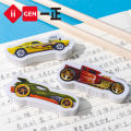 iigen Yizheng Stationery Hot Wheels Series Racing Eraser Creative Cartoon Children Pencil Eraser Student Prize. 